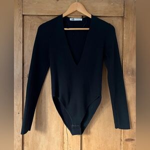Zara Deep V Bodysuit